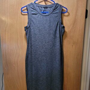 Prana Active Stretch Outdoors Sleeveless Gray Dress - Size Small